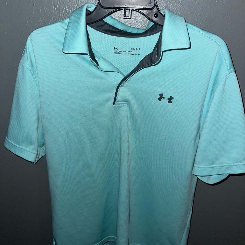 Under Armour HeatGear Tech Polo Shirt Neo Turquoise